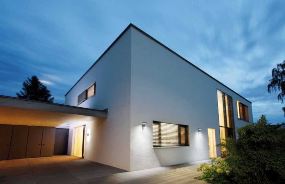 Aussenbeleuchtung bei D.R.I Elektrotechnik in Darmstadt