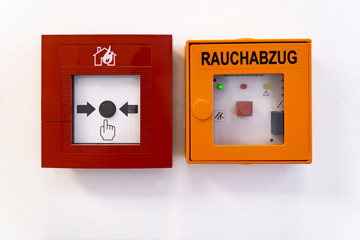 Rauchwärme­abzug bei DRI Elektrotechnik in Darmstadt